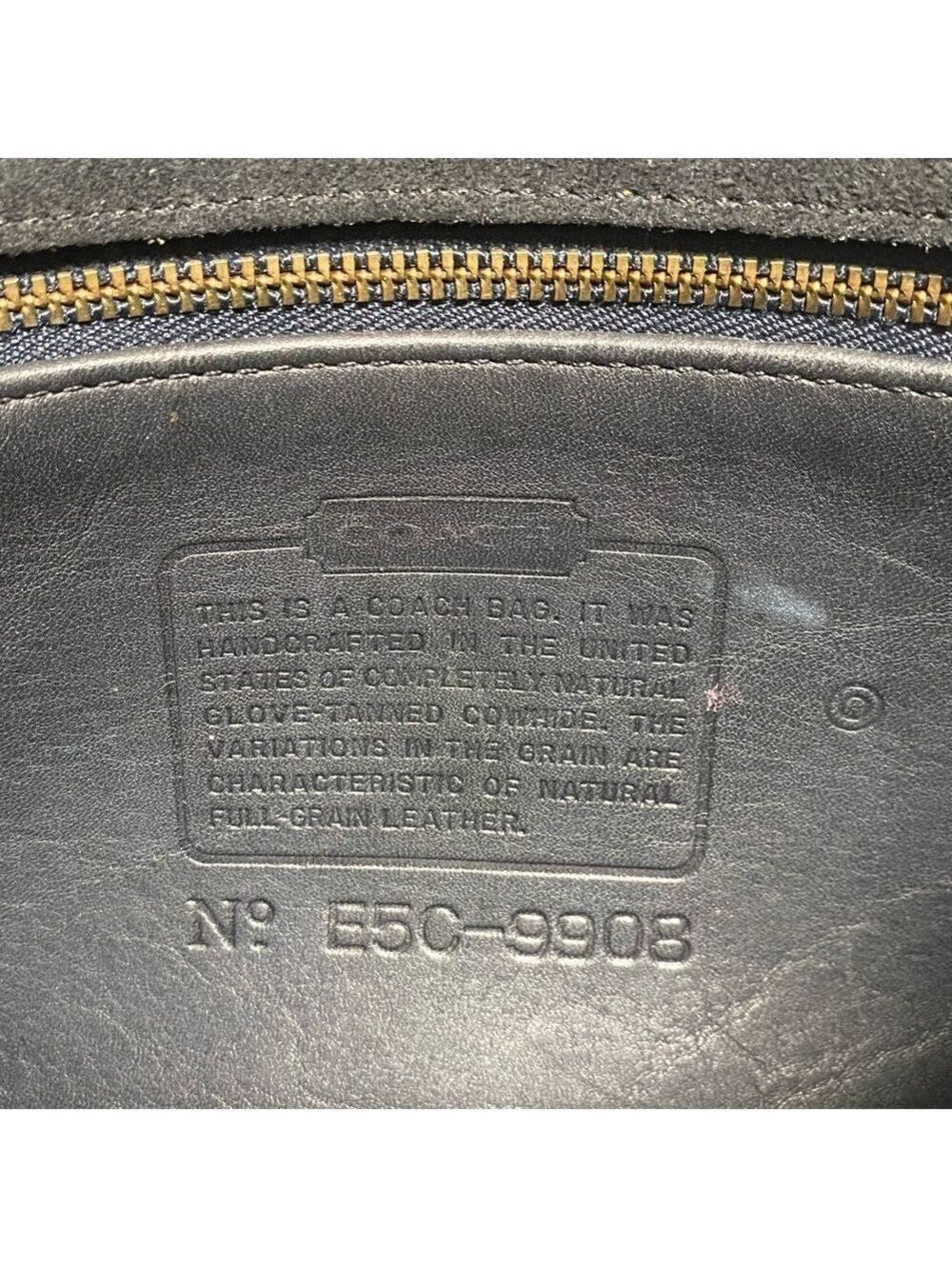 Coach Bag Black Vintage Devon Shoulder Bag- Restored - Picture 10 of 17